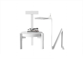 时尚阅读书桌3D模型